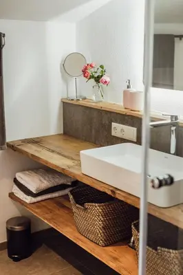 Ein Badezimmer in der Unterkunft Ferienwohnung Schwarzenberg