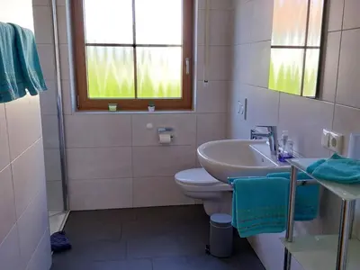 Ein Badezimmer in der Unterkunft Kern's Hoamat