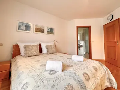 Ein Bett oder Betten in einem Zimmer der Unterkunft Sweet Home Bergblick