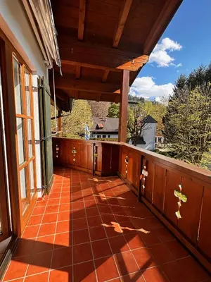 Ein Balkon oder eine Terrasse in der Unterkunft Sweet Home Bergblick