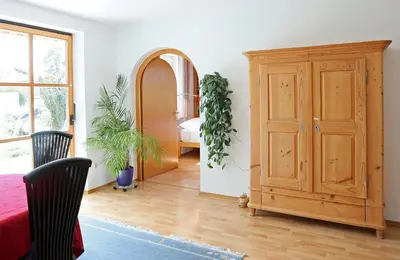 Ein Sitzbereich in der Unterkunft 90m² Top Holiday Home Upper Bavaria + Munich South