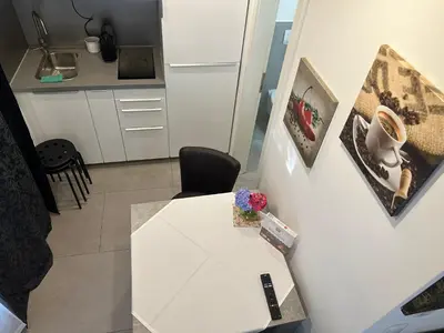 Küche/Küchenzeile in der Unterkunft Estelada City Studios - Bogenhausen