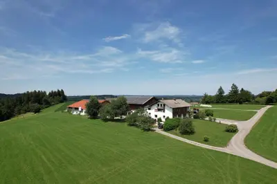 Naturlandschaft in der Nähe des Bauernhofs