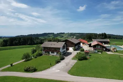 Naturlandschaft in der Nähe des Bauernhofs