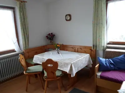 Ein Sitzbereich in der Unterkunft Beiglhof