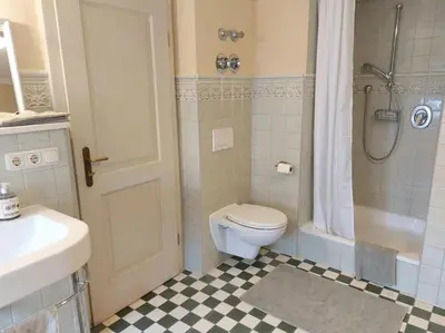 Ein Badezimmer in der Unterkunft 30qm Studio Rosenheimer Innenstadt
