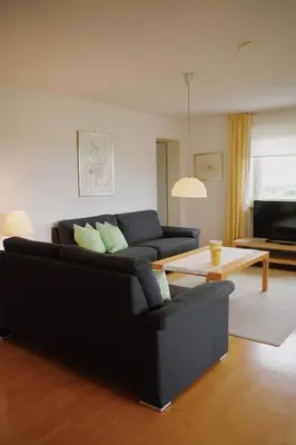 Ein Sitzbereich in der Unterkunft Ferienwohnung Wallner