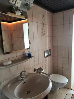 Ein Badezimmer in der Unterkunft Sonnenhaus