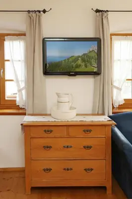 TV/Unterhaltungsangebot in der Unterkunft Ferienwohnung Lechner