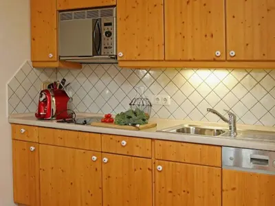 Küche/Küchenzeile in der Unterkunft Ferienwohnung Lechner