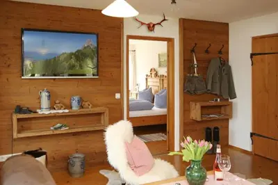 TV/Unterhaltungsangebot in der Unterkunft Ferienwohnung Lechner
