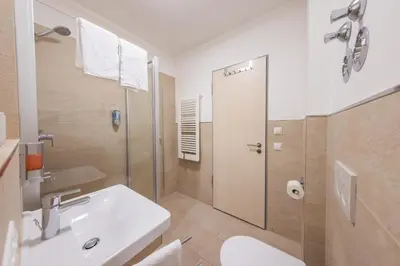 Ein Badezimmer in der Unterkunft Hotel Freischütz