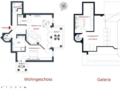 Grundriss der Unterkunft Charming Holiday Home in Herrsching