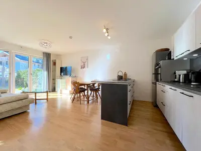 Küche/Küchenzeile in der Unterkunft Bergblick