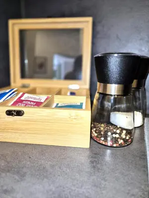 Kaffee-/Teezubehör in der Unterkunft Ferienwohnung Bobingen