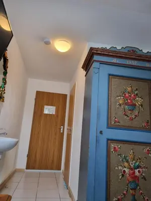 Ein Badezimmer in der Unterkunft Pension Inntalhof