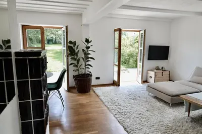 TV/Unterhaltungsangebot in der Unterkunft Ferienhaus Flying Roots Wackersberg