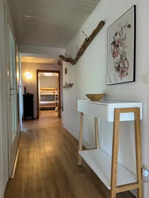 Grundriss der Unterkunft Ferienwohnung Casa de Mane&Tina mit Gartenmitbenutzung