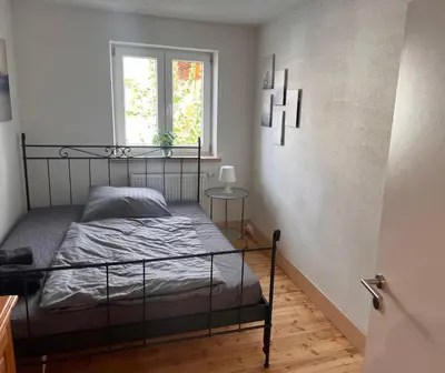Ein Bett oder Betten in einem Zimmer der Unterkunft Modern, Geräumig, Bayerisch - Haus in Lengenfeld