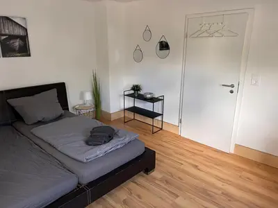 Ein Bett oder Betten in einem Zimmer der Unterkunft Modern, Geräumig, Bayerisch - Haus in Lengenfeld