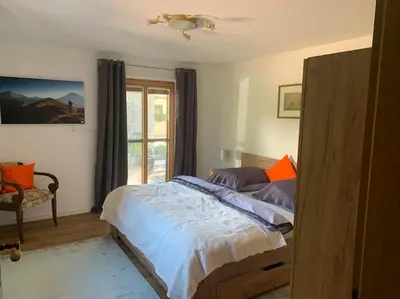 Ein Bett oder Betten in einem Zimmer der Unterkunft Allgäu Pur