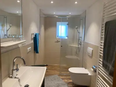 Ein Badezimmer in der Unterkunft Allgäu Pur