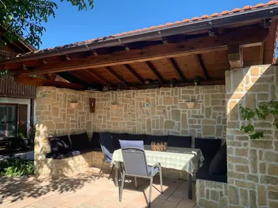 Ein Patio oder anderer Außenbereich in der Unterkunft Allgäu Pur