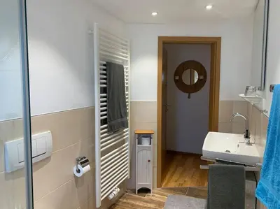 Ein Badezimmer in der Unterkunft Allgäu Pur