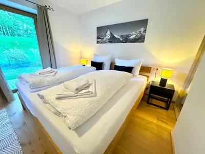 Ein Bett oder Betten in einem Zimmer der Unterkunft Ferienhaus 