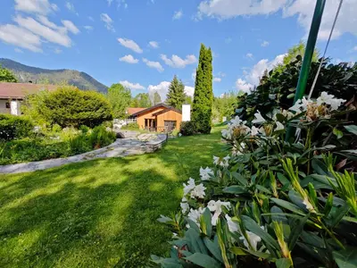 Ein Garten an der Unterkunft Ferienhaus 