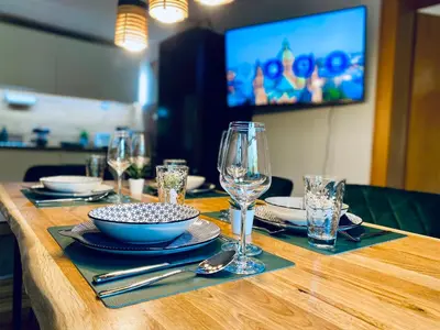TV/Unterhaltungsangebot in der Unterkunft Belisima Apartments I Ferienwohnungen Fischbachau - Schliersee I Historisch & Cozy mit Bergblick I 2 Schlafzimmer