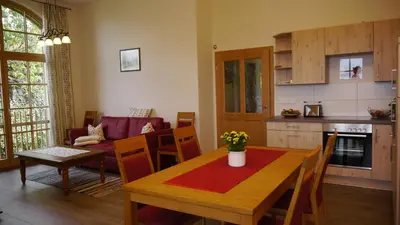 Küche/Küchenzeile in der Unterkunft Ferienwohnung Schmidhof
