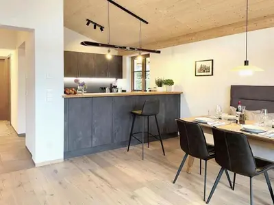 Küche/Küchenzeile in der Unterkunft Ferienwohnung h9 Berg in Garmisch-Partenkirchen