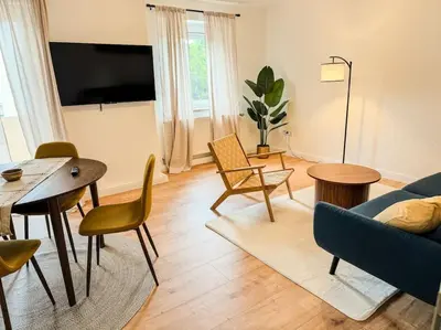 TV/Unterhaltungsangebot in der Unterkunft City-Apartment - private parking