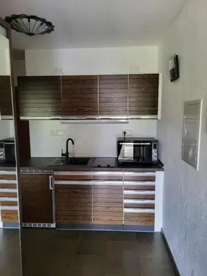 Küche/Küchenzeile in der Unterkunft Ferienwohnung Neubauer