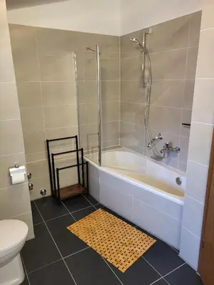 Ein Badezimmer in der Unterkunft Ferienwohnung Neubauer