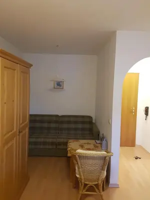Ein Sitzbereich in der Unterkunft Agentur Bergblick