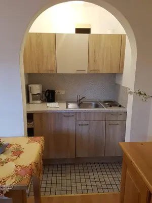 Küche/Küchenzeile in der Unterkunft Agentur Bergblick