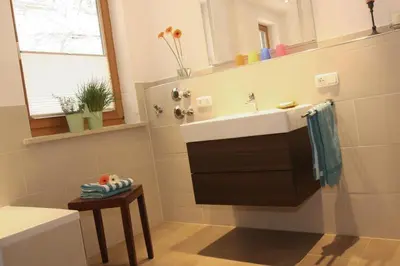 Ein Badezimmer in der Unterkunft Ferienwohnung Genzinger