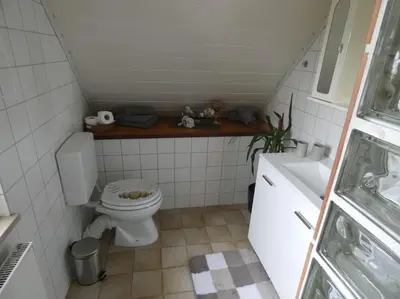 Ein Badezimmer in der Unterkunft Nähe München - hell, zentral, ruhig, flughafennah