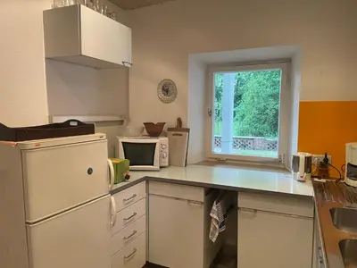 Küche/Küchenzeile in der Unterkunft Landhaus in Dießen am Ammersee
