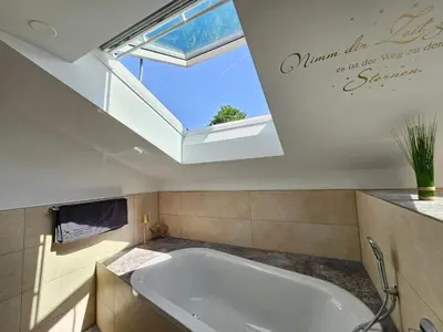 Ein Badezimmer in der Unterkunft Ferienwohnungen Gottschlicht
