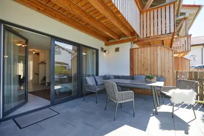 Ein Balkon oder eine Terrasse in der Unterkunft 3KORNHAUS - Das neue Alpendomizil