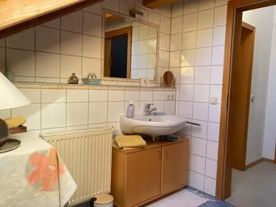 Ein Badezimmer in der Unterkunft Ferienwohnung KampenWinkel