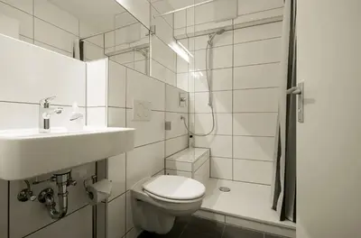 Ein Badezimmer in der Unterkunft Bohemian Residency, Central and Quiet
