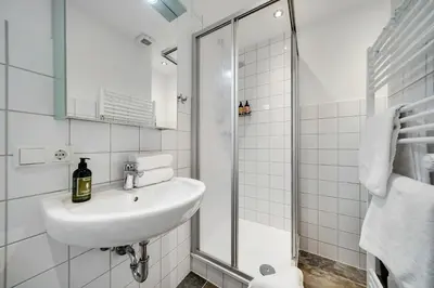 Ein Badezimmer in der Unterkunft Chiemsee Apartment