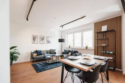 Grundriss der Unterkunft NEU I Stilvoll I Boxspring I Smart TV I Zentral