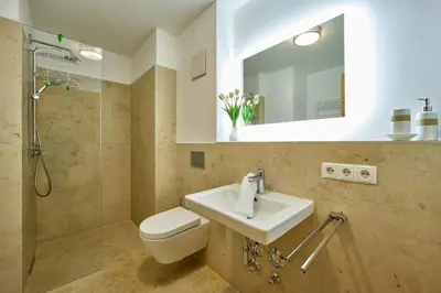 Ein Badezimmer in der Unterkunft Mountain Lodge