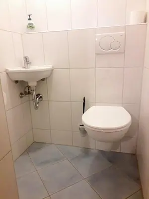 Ein Badezimmer in der Unterkunft Buchnerhof Urlaub auf dem Bauernhof