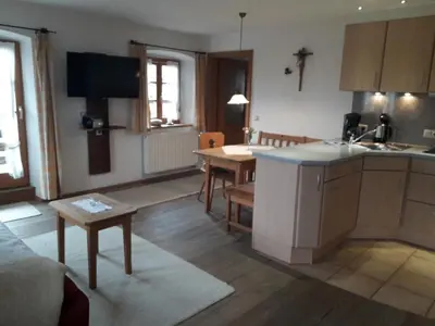 Küche/Küchenzeile in der Unterkunft Buchnerhof Urlaub auf dem Bauernhof